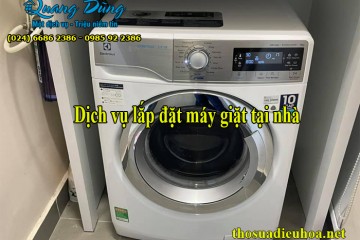 Dịch vụ lắp đặt máy giặt tại nhà